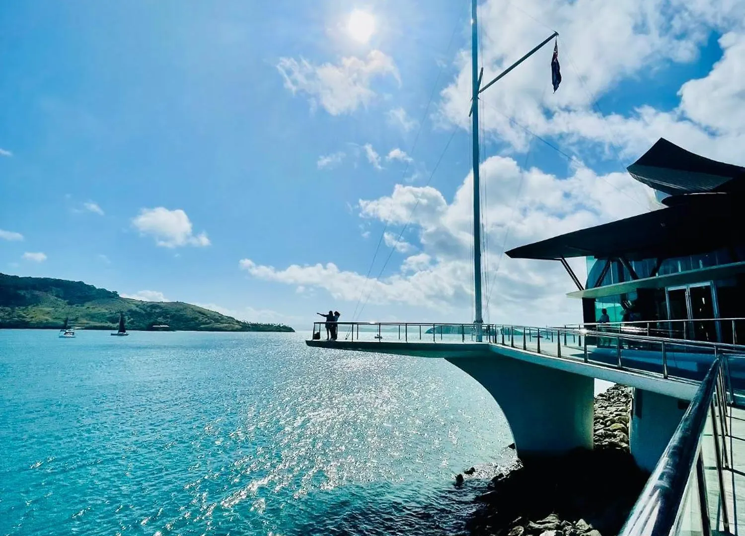 Ocean View Island 2-bedroom Townhouse Buggy Valet Service Extra Queen Air Bed Semesterbostad